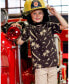 ფოტო #2 პროდუქტის Boy Organic Cotton Printed T-Shirt Dark Gray - Toddler|Child