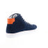 Фото #8 товара French Connection Homer FC7204H Mens Blue Suede Lifestyle Sneakers Shoes