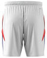 Men's Tiro Stripe Logo Shorts White/solar Red/lucid Blue, S - фото #2