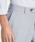 Фото #6 товара Men's Slim-Fit Wool Sharkskin Suit Pants, Created for Macy's