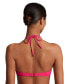 Фото #2 товара Women's Shirred V-Wire Bandeau Bikini Top