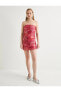 Фото #3 товара Вечернее платье Koton с драпировкой и яркими деталями, силуэт "Slim Fit"