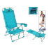 Beach Chair Aluminium Blue (74 x 61 x 31 cm)