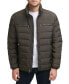 Фото #1 товара Men's Quilted Zip-Front Jacket