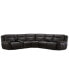 Фото #1 товара Lenardo 6-Pc. Leather Sectional with 2 Power Recliners and Console, Created for Macy's