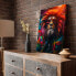 Leinwandbild Lion Rasta