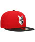 Men's Red Indianapolis Indians Authentic Collection Team Home 59FIFTY Fitted Hat