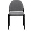 Фото #3 товара Comfort Gray Fabric Stackable Steel Side Reception Chair