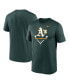 Фото #1 товара Men's Green Oakland Athletics Icon Legend Performance T-shirt