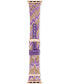 Фото #3 товара Purple Multicolor Zigzag Fabric Strap for Apple Watch® 38/40/41mm