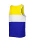 ფოტო #2 პროდუქტის Big Boys and Girls Royal, Gold Golden State Warriors Hardwood Classics Special Script Tank Top