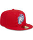 Фото #4 товара Men's Red New Hampshire Fisher Cats Theme Nights New Hampshire Primaries 59FIFTY Fitted Hat