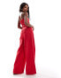 Фото #2 товара Extro & Vert bandeau jumpsuit in red