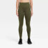 Фото #1 товара Women's Sculpt Motto Leggings 27" - All in Motion Olive Green Large L Stretch