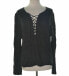 Фото #2 товара Топ Chelsea Sky Lace Up Pullover Black