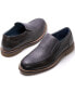 Фото #5 товара Carter Mens Slip On Loafers Snakeskin Dress Shoes Leather Lined