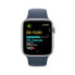 Apple Watch SE Aluminium Silber"Silber 44 mm M/L (150-200 mm Umfang) Winterblau GPS + Cellular