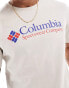 Columbia CSC basic logo t-shirt in brown