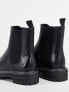 Only chelsea boot with contrast stitch in black