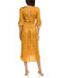 Фото #2 товара Auguste Francie Midi Dress Women's Yellow Xxs