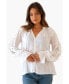 Women's Long Sleeve Embroidered Stevie Blouse