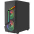 Фото #8 товара Aerocool Scape-G-BK-v3 Midi-Tower, Tempered Glass, ARGB - schwarz