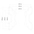 Фото #3 товара Кронштейн NewStar Neomounts by Newstar VESA адаптерная пластина - Черный - 35 кг - 200 x 200 мм, 400 x 400 мм - 152,4 см (60") - 68,6 см (27") - 27 - 60"