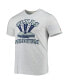 ფოტო #3 პროდუქტის Men's Ash Dallas Cowboys Texas Stadium Tri-Blend T-shirt