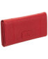 Women's Pebbled Collection RFID Secure Trifold Wing Wallet