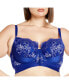 ფოტო #1 პროდუქტის Plus Size Alexis Contour Longline Bra