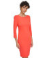 ფოტო #3 პროდუქტის Women's 3/4-Sleeve Sheath Dress