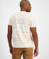 ფოტო #2 პროდუქტის Men's Rio Short Sleeve Crewneck Patchwork Print T-Shirt