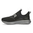 Фото #3 товара Puma Softride Enzo Evo Slip On Mens Black Sneakers Casual Shoes 37787509