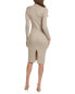Фото #2 товара Платье женское Madison Miles Sweaterdress "Бежевое" размер S/M