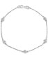 ფოტო #1 პროდუქტის EFFY® Diamond Bezel Link Bracelet (1/2 ct. t.w.) in 14k White or Yellow Gold