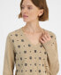 Фото #3 товара Women's Jacquard Logo Sweater