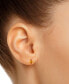 Фото #4 товара Серьги Macy's Citrine Pear Stud in 14k Gold