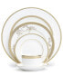 Фото #1 товара Dinnerware, Lace Gold 5 Piece Place Setting