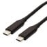 Фото #2 товара ROTRONIC-SECOMP USB4 Gen 3 Kabel mit Power Delivery 20V5A Emark C-C ST/ST 40 Gbit/s schwarz 0 - Cable - Digital