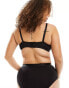 Ivory Rose Curve strapless bra in black