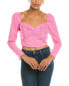 Aiden Long Sleeve Top Women's Pink L