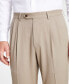 Фото #4 товара Men's Pleated Solid Classic Fit Pants