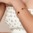 Фото #3 товара Gold Plated Diamond Agate Bracelet Gemstones DC194