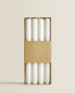 Фото #5 товара Long cylindrical candle (pack of 4)