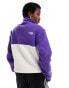 The North Face Yumiori quarter zip colourblock fleece in off white