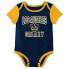 MLS Los Angeles Galaxy Infant 3pk Bodysuit - 0-3M