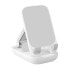 Фото #1 товара Regulowany stojak podstawka na telefon Seashell Series biały