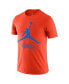 ფოტო #1 პროდუქტის Nike Men's Orange Oklahoma City Thunder Essential Jumpman T-Shirt
