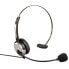 Hama Headband Headset, Kopfhörer, Büro/Callcenter, Schwarz, Silber, Monophon, Verkabelt, 2.5mm
