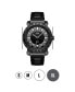 Фото #2 товара Men's "562" Diamond (1/8 ct.t.w.) Black Ion-Plated Stainless Steel Watch